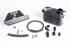 Ford Mustang Coolant Tank Kit - Radium Engineering - two chamber design with crossover passages - `11-`14